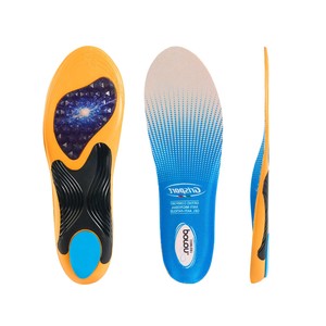 Semelles de sport confortables et résistantes avec soutien de la voûte plantaire, gel Poron, semelles de sport absorbant les chocs - Product Image 1