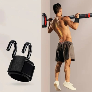Ganchos de Algodón Resistentes para Levantamiento de Pesas, Correas de Muñeca para Entrenamiento, Soporte de Agarre, Diseño Suave y Cómodo, para Peso Muerto, Dominadas y Ejercicios de Hombros - Product Image 4