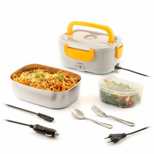 Scatola pranzo elettrica Innovagoods per ufficio e scatola pranzo auto per bambini pasto elettrico commerciale 60W ES portatile cibo riscaldatore scatola pranzo