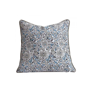 Best Price <b>Indian</b> Manufacturer Seat <b>Cushions</b> Outdoor Crafted With Care HandBlock Printed Cotton Piping CushionCover Pillow <b>Cover</b> - Product Image 1