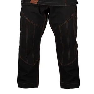 OEM ODM Men's Women's Quick Dry 2-Piece Jiu Jitsu Uniform Unisex Plain Dyed V-<b>Neck</b> Jerseys Shirt Trousers Sets Martial Arts Wear - Product Image 5