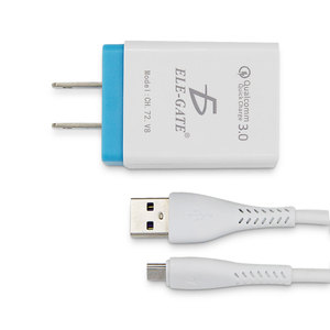 For Qualcomm Quick Charge V8 Turbo 3.0 18W DC Electric Charger Adapter for Mobile Phones Cars Fireproof <b>Light</b> US <b>Socket</b> Standard - Product Image 3