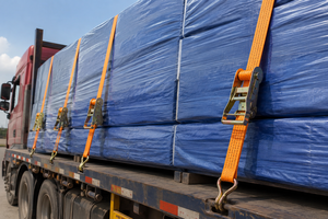 Sangle à cliquet pour transport de marchandises lourdes 50 mm 3000 kg en polyester résistant à l'abrasion pour la sécurisation des charges industrielles Service OEM - Product Image 2