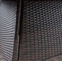 Coussin de chaise empilable en osier toutes saisons bon marché corde élastique tissée pour jardin parc école ou hôtel utilisation