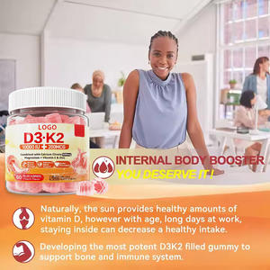 Suplemento multivitamínico múltiple para apoyar la inmunidad Cuidado DE LA SALUD <span class=keywords><strong>Colecalciferol</strong></span> <span class=keywords><strong>10000</strong></span> Calcio y vitamina D3 K2 Gomitas para la salud - Product Image 4