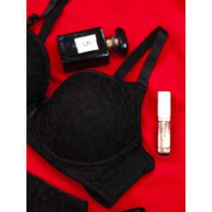 Ensemble soutien-gorge et culotte rembourrés gris Zephyr - Product Image 3