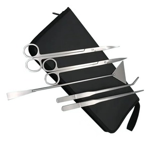 Recién llegado, pinzas de acero inoxidable de calidad superior con etiqueta privada, espátula de tijera, juegos de herramientas para acuario - Product Image 2