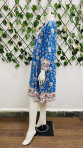 Vestido Maxi con estampado digital elegante de calidad de exportación para ropa informal y de fiesta disponible a precio barato - Product Image 3