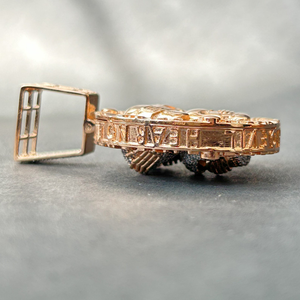 Colgante de diamante de moissanita, Plata de Ley 925, probador de diamantes de paso helado, joyería fina, colgante de LETRA DE Hip Hop para hombres - Product Image 5