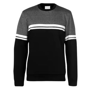 Servicio OEM personalizado Último diseño Color sólido Hombres Sudadera Hombres Manga larga Cuello redondo Hombres Sudadera - Product Image 1