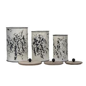 Different Sizes Galvanized Canister Kitchen Ware <b>Tabletop</b> Handmade <b>Storage</b> Box Classic Stylish Handmade New Metal Tea Box - Product Image 1