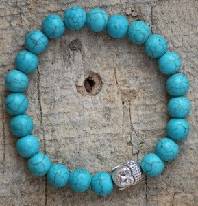 Buleturquesas-pulsera de piedras preciosas para hombres y mujeres - Product Image 1