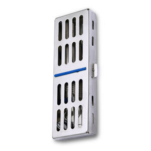 Cassette de esterilización de alta calidad, bandeja de autoclave, caja de estante, 5 uds., bandeja de instrumentos, Cassette de herramienta Dental de acero inoxidable - Product Image 6