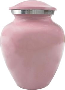 Pink Pet Cremation <b>Urns</b>, <b>Urn</b> <b>for</b> Cats, <b>Dogs</b>, Artwork Cremation <b>Urn</b>, <b>Ash</b> <b>Urns</b> with Personalized Engraving (Angel Wings) - Product Image 4