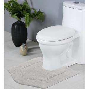 Mittal Export Alfombra de baño 100% de algodón con mechones Alfombra de baño antideslizante extra suave y absorbente - Product Image 1