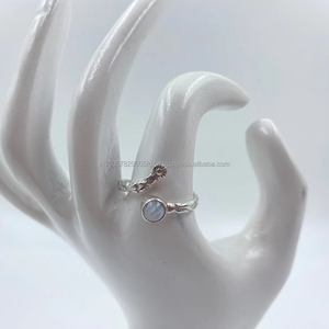 Best Price Adjustable <b>Silver</b> Wedding Ring <b>for</b> <b>Women</b> Intricate Ethnic Style Fashion Bracelets and <b>Bangles</b> - Product Image 1