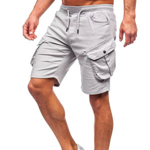 Pantalones cortos Cargo de verano cómodos para hombre, ropa elegante de algodón ligero y duradero con múltiples bolsillos para exteriores, ropa informal de cintura media - Product Image 5