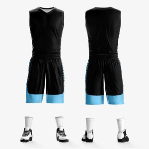 Ensemble d'uniformes d'entraînement pour hommes et femmes Short en jersey à sublimation avec impression personnalisée pour le basket-ball - Product Image 5