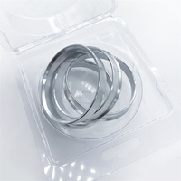 Lot de 4 entretoises de roue en alliage d'aluminium argenté de haute qualité, diamètre extérieur 67,1 mm-73,1 mm, pour toutes les voitures, performance optimale