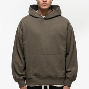 Sudadera con Capucha Oversize de Felpa de Poliéster/Algodón Grueso con Logotipo Bordado Personalizado y Estampado DTF en Relieve Ville Sports - Product Image 3