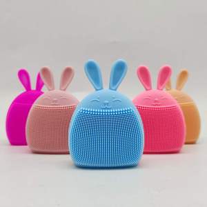 Cross-border Hot-selling Model <b>Rabbit</b> Face Wash Brush Facial Cleaning Manual Massage Cleansing Silicone Wholesale - Product Image 3