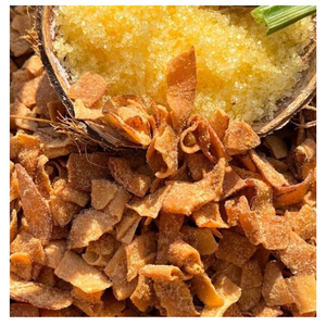 ชิปมะพร้าวปิ้งตามธรรมชาติของเวียดนามขนมกรุบกรอบอร่อยดีต่อสุขภาพสำหรับเบเกอรี่โยเกิร์ตกราโนล่าและสมูทตี้ - Product Image 2