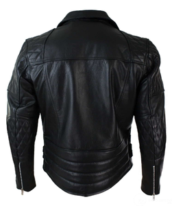 Blouson de course pour homme avec vestes en cuir de moto Blouson en cuir de moto Street Biker - Product Image 3