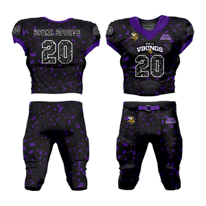 Uniformes de fútbol americano de primera calidad Material transpirable Logotipo personalizado Impreso Entrega rápida para pedidos al por mayor-Juegos de talla grande para - Product Image 1