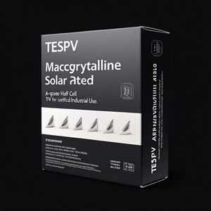 Panneau solaire polycristallin TESPV 290W, qualité A, demi-cellules, certifié TUV pour usage industriel - Product Image 2