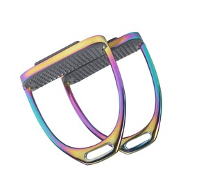 Nueva llegada de estribos de aluminio para montar a caballo Durable Ligero Base ancha Empuñadura DE SEGURIDAD Proveedor directo de fábrica - Product Image 2