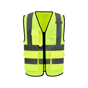 Veste réfléchissante haute visibilité de haute qualité Gilet de sécurité réfléchissant avec logo personnalisé - Product Image 1
