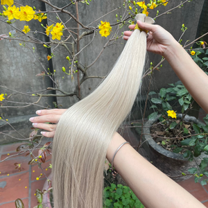 ผมต่อแนวหนังกำพร้าคนผมดิบสีบลอนด์613บริสุทธิ์เรียงตามระดับคุณภาพสูง - Product Image 3