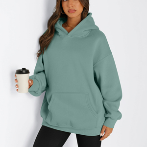Sweats à capuche décontractés pour femmes Sweatshirt à capuche pour l'extérieur Heavyweight Y2K Pullover Spider Hoodies avec poche Respirant Drop-Shoulder Hoodies - Product Image 1