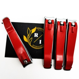 Ensemble de pinces à cuticules pour ongles personnalisées et écologiques Mallette à outils de manucure et de pédicure à double extrémité et à bord incurvé en acier inoxydable - Product Image 5