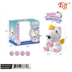เครื่องทำฟองสบู่ลายยูนิคอร์น 18 ชิ้น/กล่อง ของเล่น J168-002 - Product Image 1