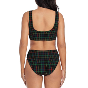 Conjunto de Bikini de Dos Piezas para Mujer con Logotipo Frontal Totalmente Personalizado, Fabricado en Fábrica, Diferentes Colores Sólidos - Product Image 3