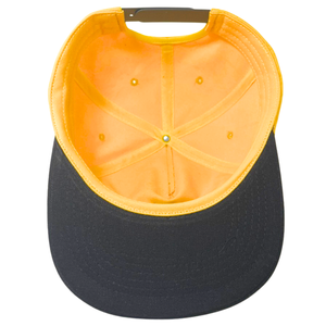 Venta al por mayor 5 paneles bordados Snapback Botón de ala personalizada ojal hebilla de un solo pecho para hombres mujeres todas las edades sombrero de Sol para caminar - Product Image 2