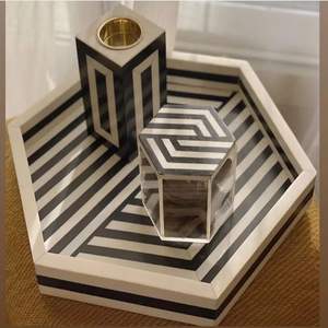 Nouveau style de plateau à bakhoor en acrylique/acier inoxydable/bois, boîte à encens rectangulaire pour une utilisation luxueuse à la maison, à l'hôtel ou au restaurant - Product Image 4