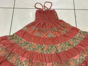 Bohemian Printed Patchwork Women Layer <strong>Skirts</strong>, Hippie Boho <strong>Gypsy</strong> <strong>Skirts</strong> Dress, Women Partywear <strong>Skirts</strong> Dress Silk Layer