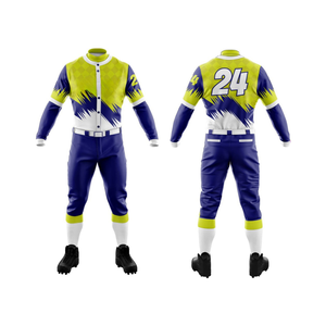 Évacuation de l'humidité 100% polyester Logo personnalisé Design Baseball Jersey Pantalon Sublimation Hommes Femmes Jeunes Baseball Uniformes - Product Image 4