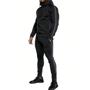 Vente en gros de survêtements pour hommes avec logo personnalisé pantalon de survêtement coupe ajustée costume de jogging vente chaude pour la saison de printemps - Product Image 1
