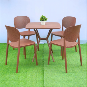 Brown TM01 <b>Chair</b> <b>and</b> MN04 <b>Table</b> - A simple way to decorate your <b>Garden</b> - Product Image 3