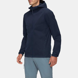 Hombres chaqueta suave logotipo personalizado suave Shell impermeable a prueba de viento cortavientos hombres poliéster Softshell chaqueta de invierno - Product Image 2