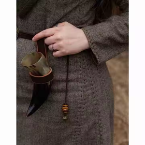 Nouveau fabricant et exportateur de corne à boire de conception de Buffalo d'Inde avec corne à boire de haute qualité par l'artisanat en croissant - Product Image 2