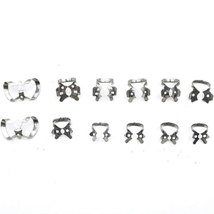 ชุดเขื่อนยางสำหรับทันตกรรมเกรดอุตสาหกรรมพร้อมกรอบที่หนีบหมัดเคสหนังแบบปรับแต่งได้ตามต้องการ - Product Image 2