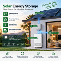 Batterie de secours domestique 51,2 V 100 Ah, batterie de stockage d'énergie au lithium 5,12 kWh, ESS résidentiel pour système d'énergie solaire