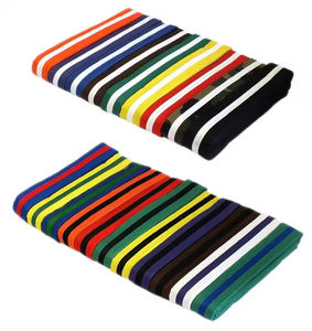 Customizable 100% Cotton Solid <b>Karate</b> Belt Durable Martial Arts <b>Equipment</b> with Size Options - Product Image 6