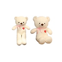 Ours en peluche personnalisé avec nœud en ruban, ours en peluche en gros, ours en peluche personnalisés