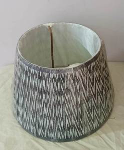 โคมไฟสีขาวปอกระเจาธรรมชาติขนาดเล็กทำด้วยมือพร้อมห่วงโลหะสำหรับโคมไฟระย้าใช้ในร่ม - Product Image 6