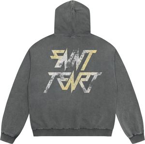 Sweats à capuche surdimensionnés décontractés à imprimé graphique 3D pour hommes manches longues couleur spéciale mélange rose et gris pour unisexe - Product Image 2